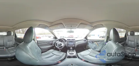 2015 Nissan Rogue S z USA, uszkodzony, nr VIN 5N1AT2MV2FC753593